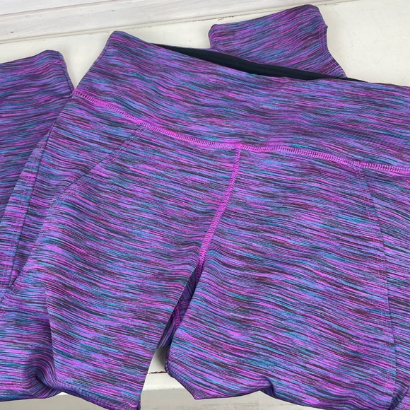 VOGO Athletica Purple Heathered Yoga Pants Leggings - Picture 1 of 5